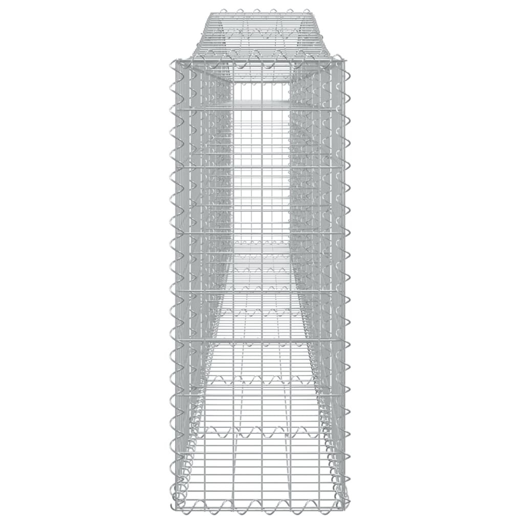vidaXL Συρματοκιβώτια Τοξωτά 25 τεμ. 400x30x80/100 εκ. Γαλβαν. Ατσάλι