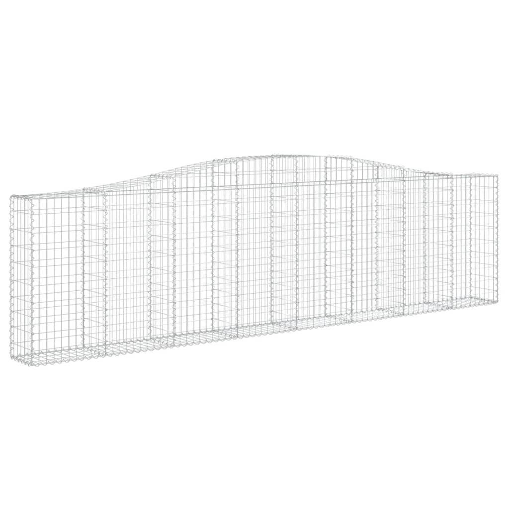 vidaXL Συρματοκιβώτια Τοξωτά 20 τεμ. 400x30x100/120 εκ. Γαλβαν. Ατσάλι