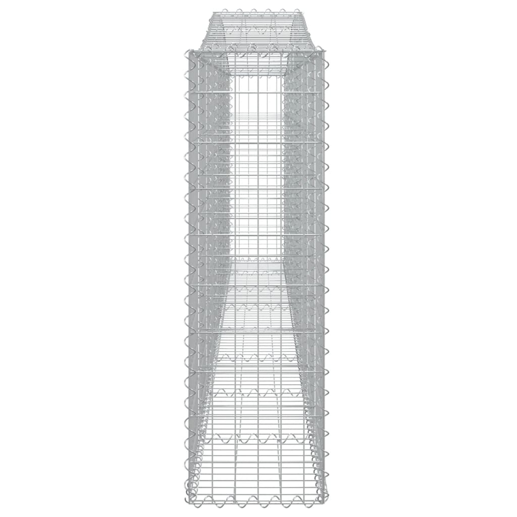 vidaXL Συρματοκιβώτια Τοξωτά 20 τεμ. 400x30x100/120 εκ. Γαλβαν. Ατσάλι