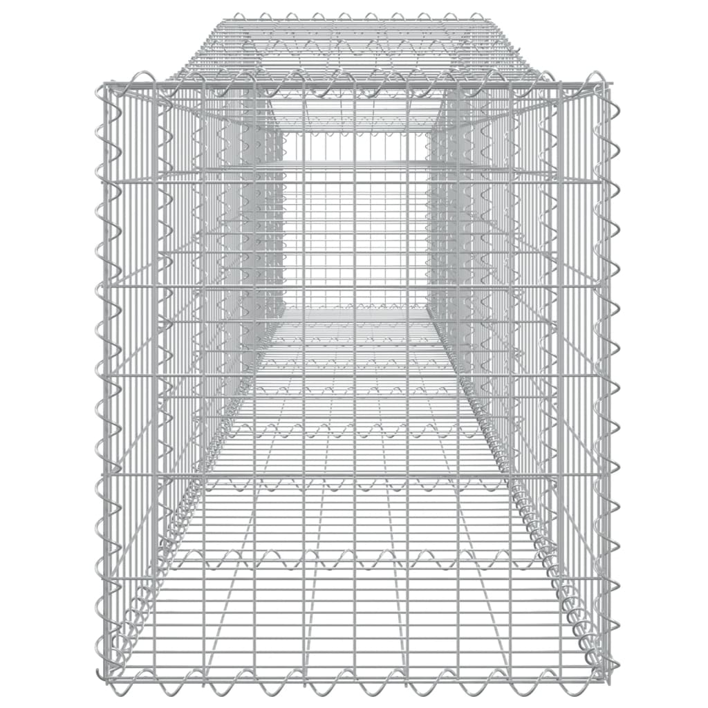 vidaXL Συρματοκιβώτια Τοξωτά 25 τεμ. 400x50x60/80 εκ. Γαλβαν. Ατσάλι
