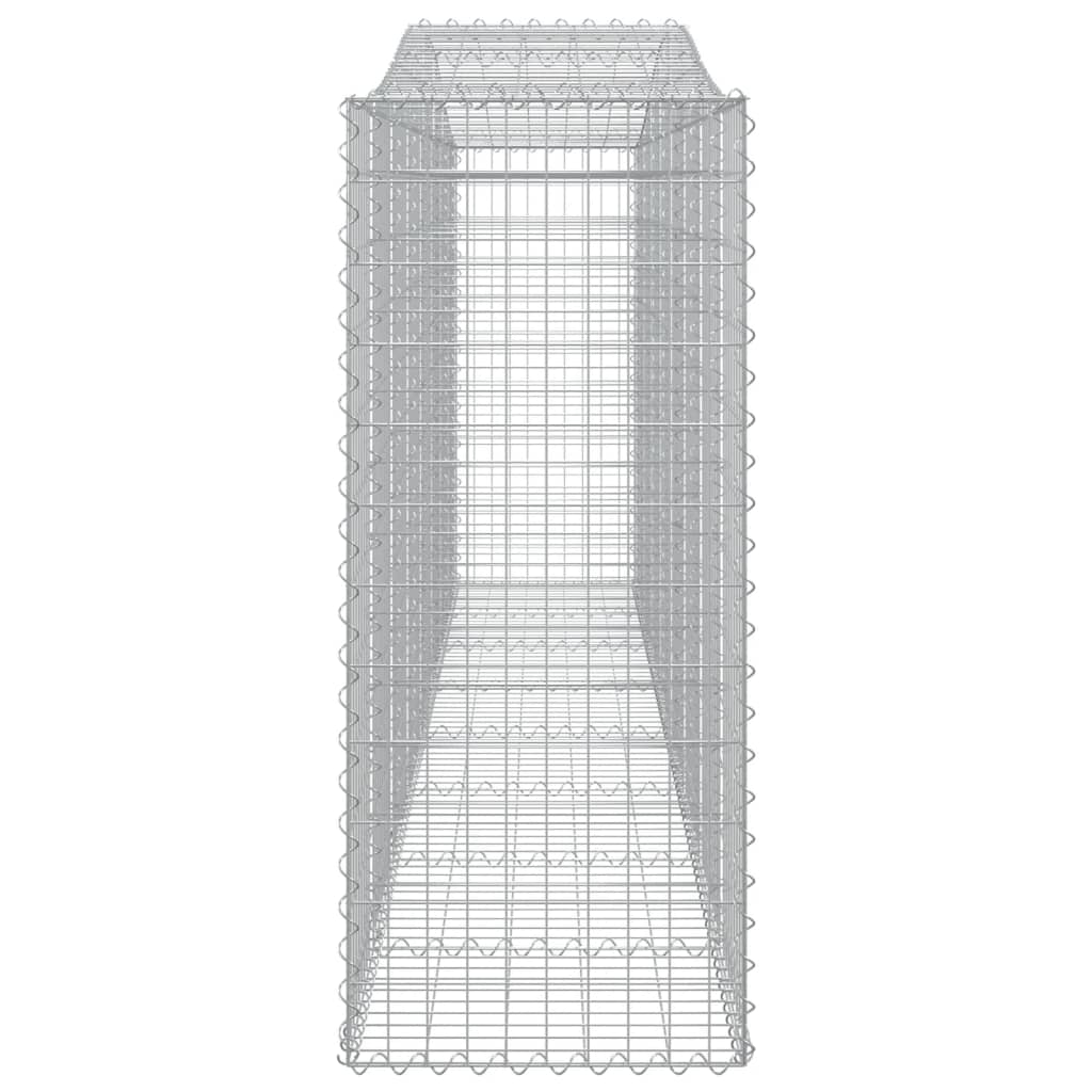 vidaXL Συρματοκιβώτια Τοξωτά 25 τεμ. 400x50x120/140 εκ. Γαλβαν. Ατσάλι