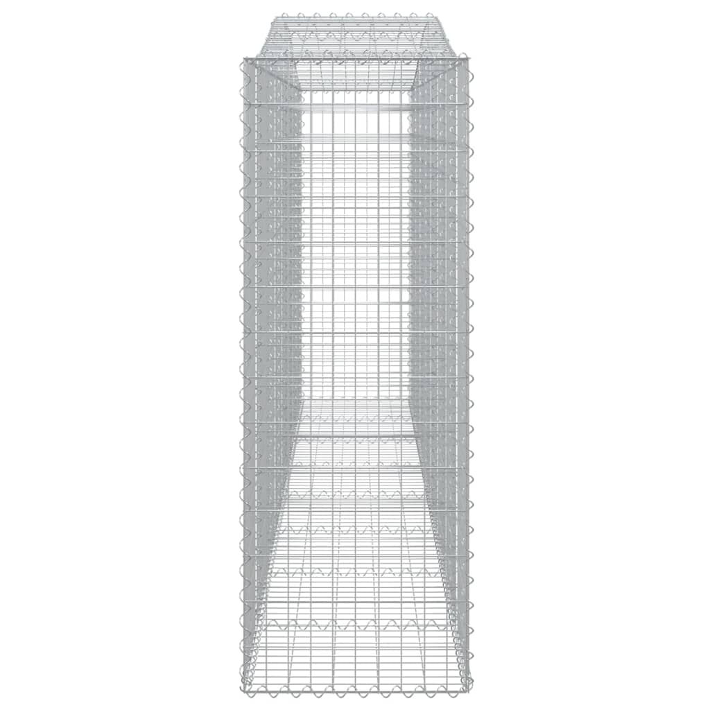 vidaXL Συρματοκιβώτια Τοξωτά 15 τεμ. 400x50x140/160 εκ. Γαλβαν. Ατσάλι