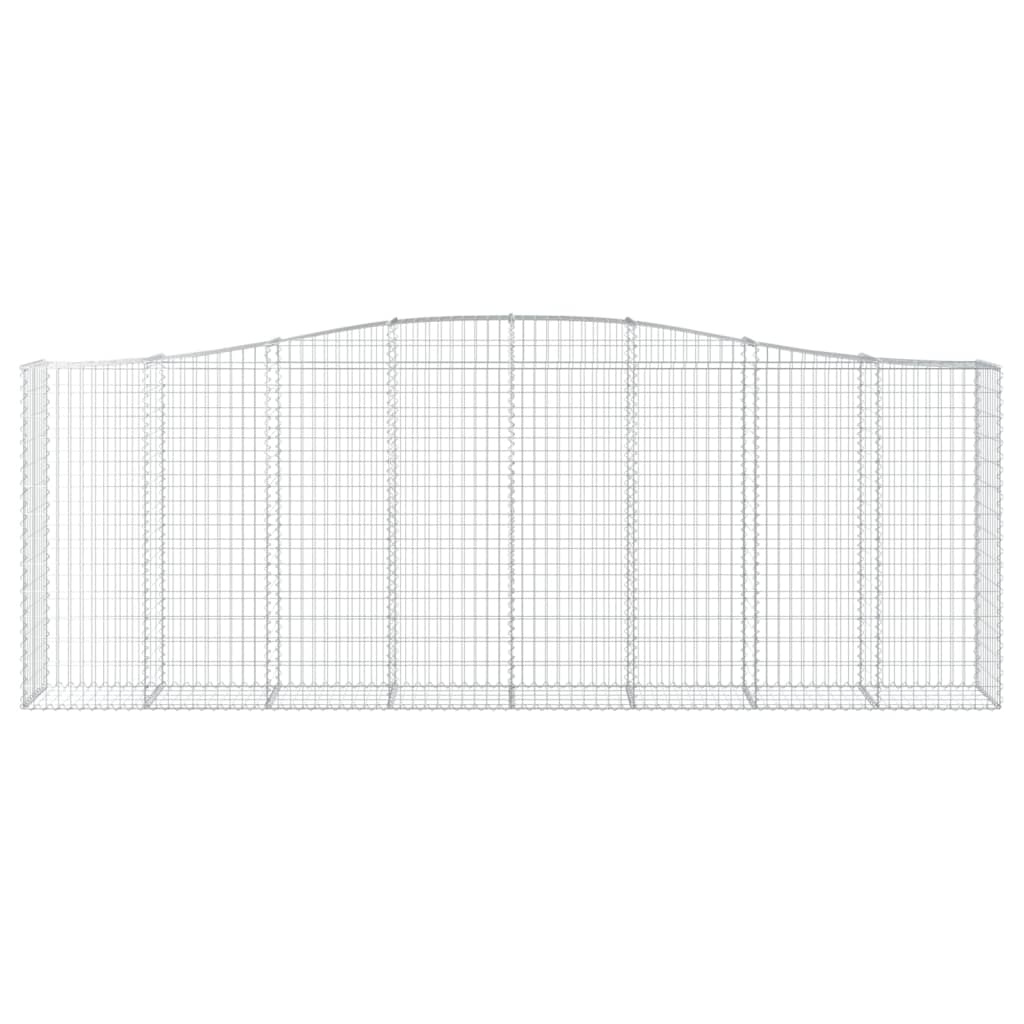 vidaXL Συρματοκιβώτια Τοξωτά 20 τεμ. 400x50x140/160 εκ. Γαλβαν. Ατσάλι