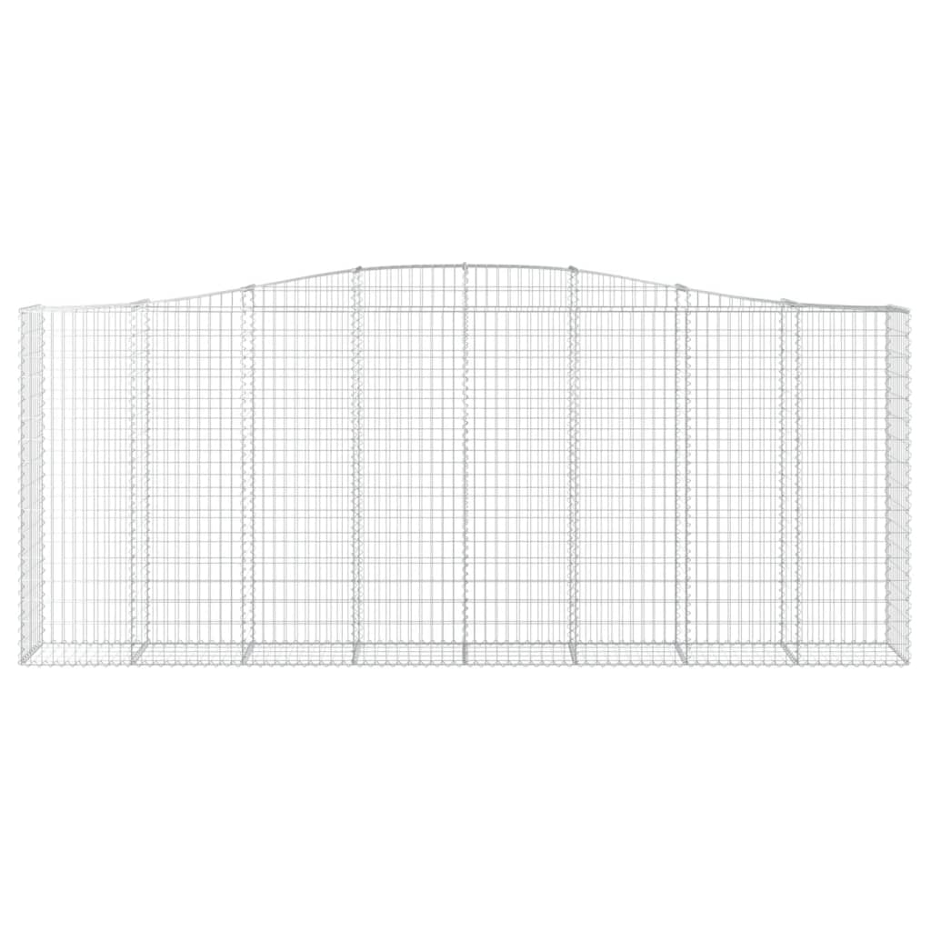 vidaXL Συρματοκιβώτια Τοξωτά 10 τεμ. 400x50x160/180 εκ. Γαλβαν. Ατσάλι