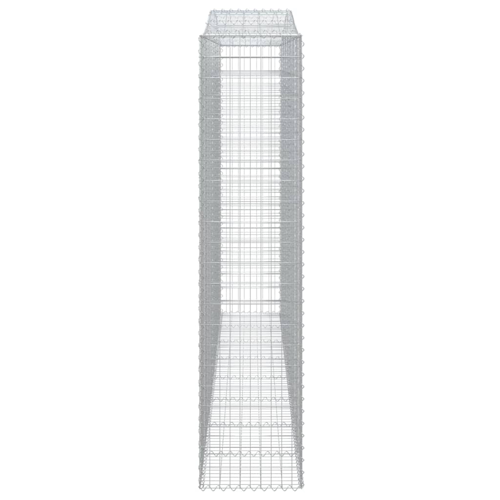 vidaXL Συρματοκιβώτια Τοξωτά 8 τεμ. 400x50x220/240 εκ. Γαλβαν. Σίδερο
