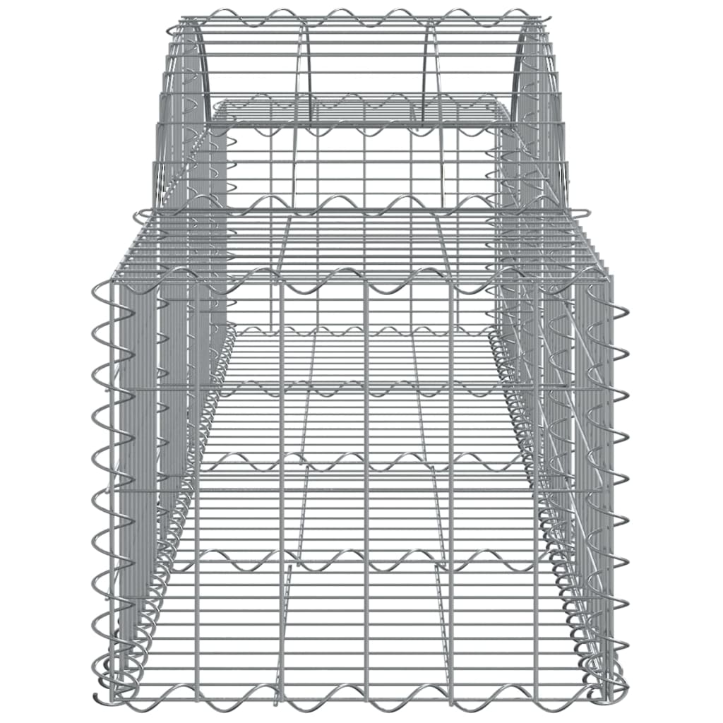 vidaXL Συρματοκιβώτια Τοξωτά 50 τεμ. 200x50x40/60 εκ. Γαλβαν. Ατσάλι