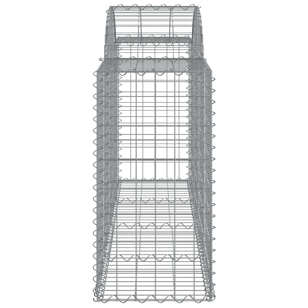vidaXL Συρματοκιβώτια Τοξωτά 40 τεμ. 200x50x80/100 εκ. Γαλβαν. Ατσάλι