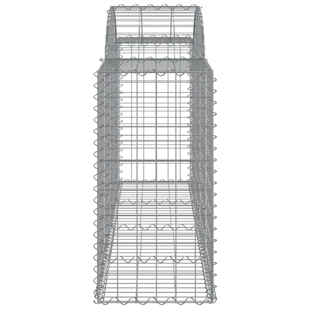 vidaXL Συρματοκιβώτια Τοξωτά 50 τεμ. 200x50x80/100 εκ. Γαλβαν. Ατσάλι