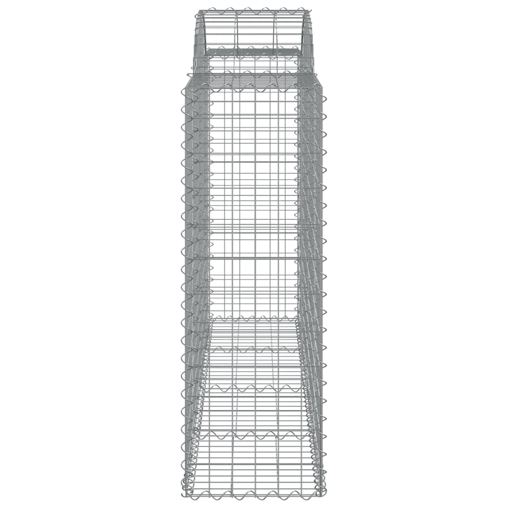 vidaXL Συρματοκιβώτια Τοξωτά 30 τεμ. 200x50x120/140 εκ. Γαλβαν. Ατσάλι