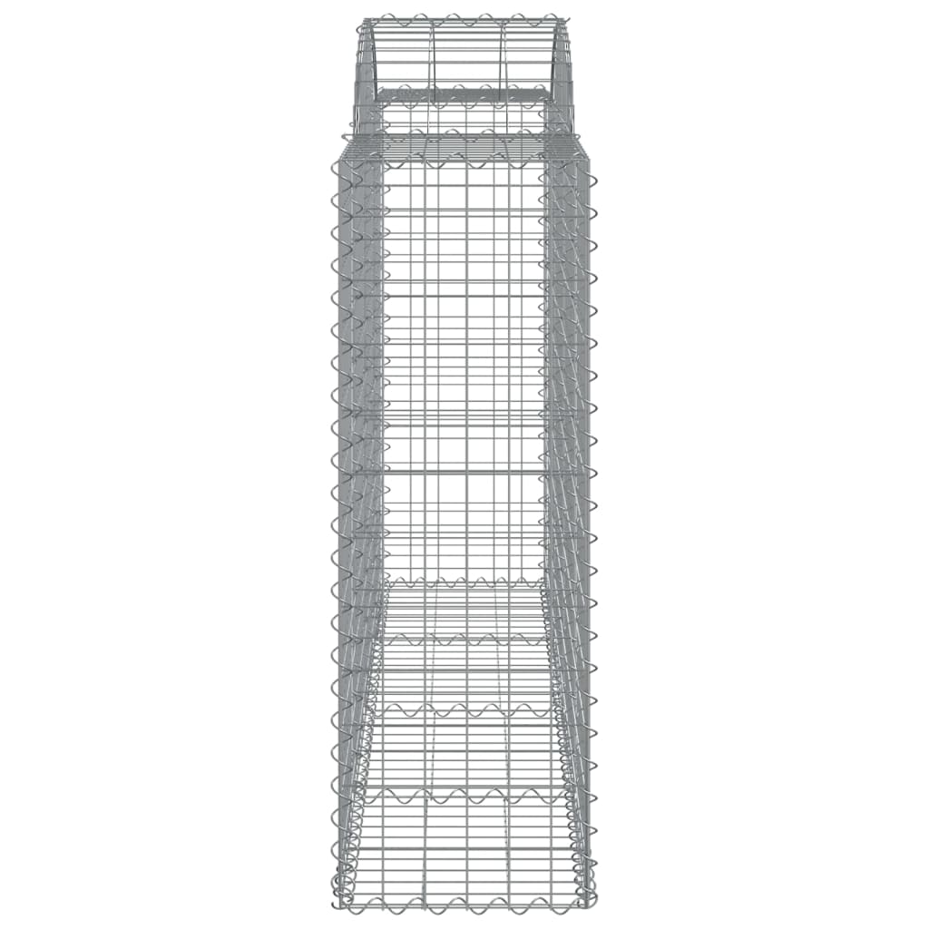 vidaXL Συρματοκιβώτια Τοξωτά 50 τεμ. 200x50x120/140 εκ. Γαλβαν. Ατσάλι