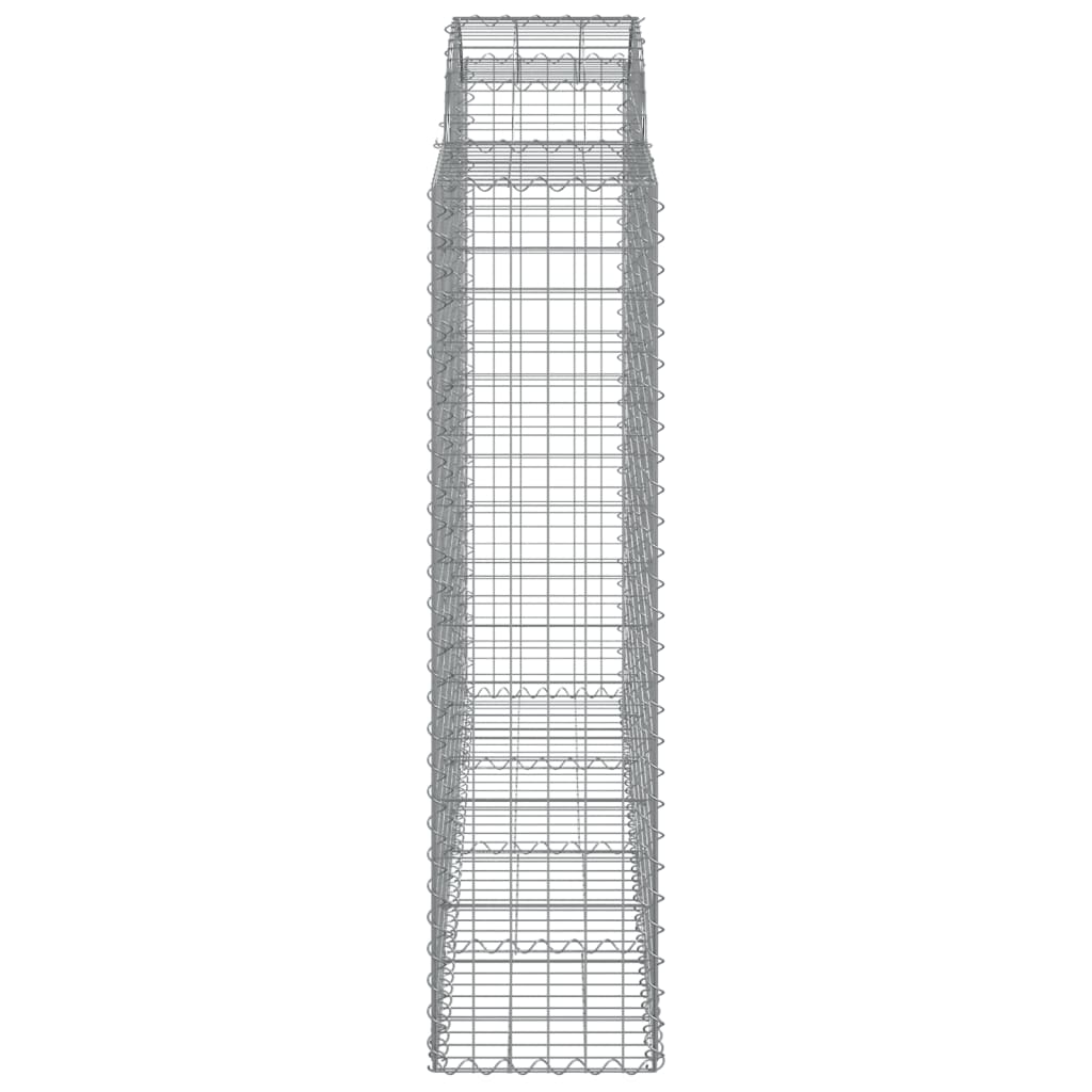 vidaXL Συρματοκιβώτια Τοξωτά 25 τεμ. 200x50x160/180 εκ. Γαλβαν. Ατσάλι