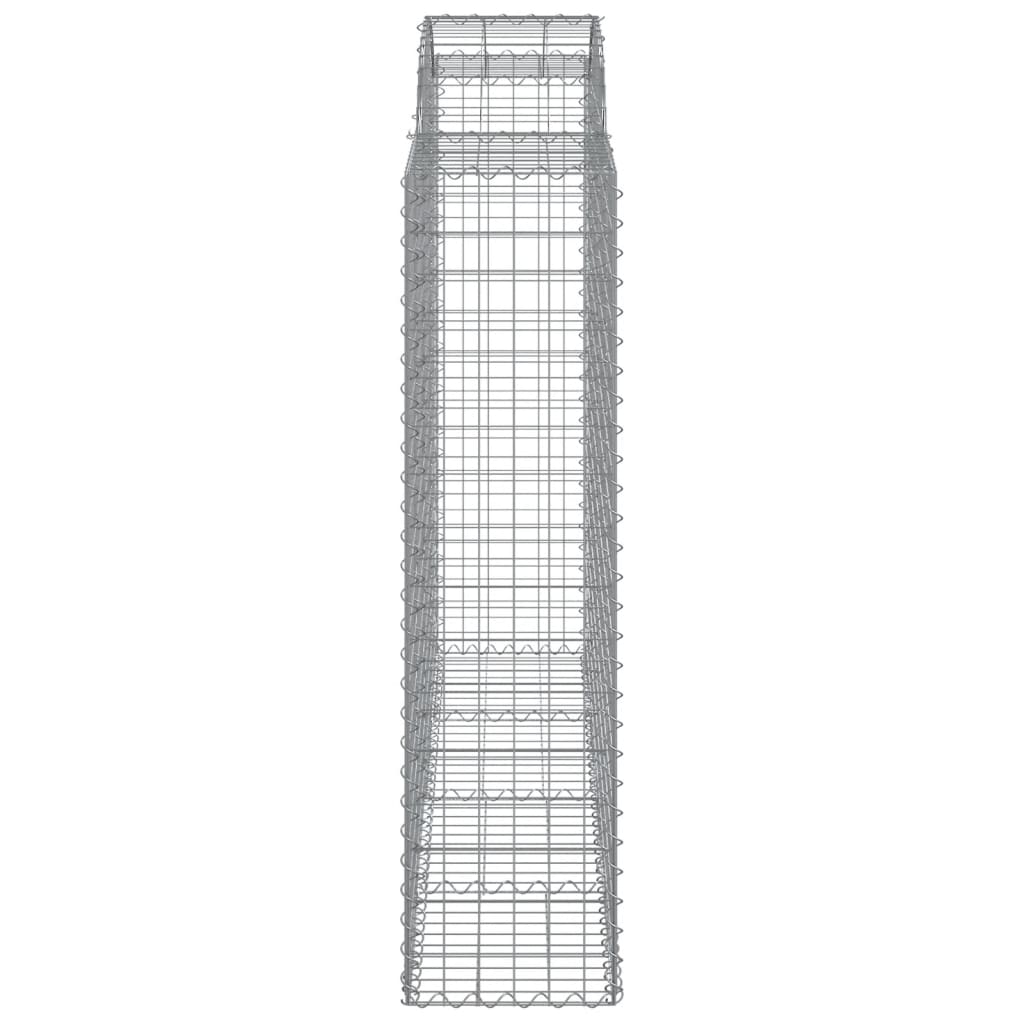 vidaXL Συρματοκιβώτια Τοξωτά 30 τεμ. 200x50x160/180 εκ. Γαλβαν. Ατσάλι