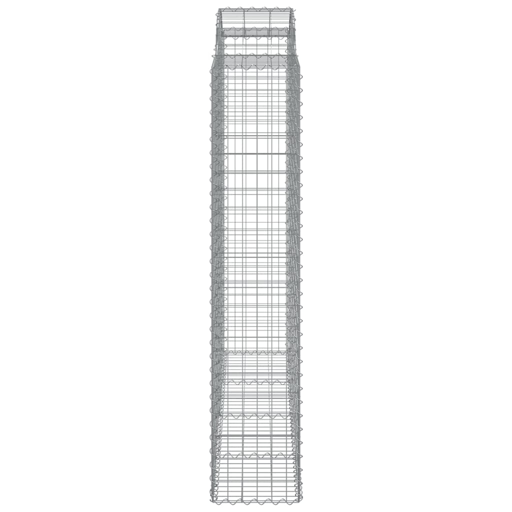 vidaXL Συρματοκιβώτια Τοξωτά 13 τεμ. 200x50x200/220 εκ. Γαλβαν. Ατσάλι