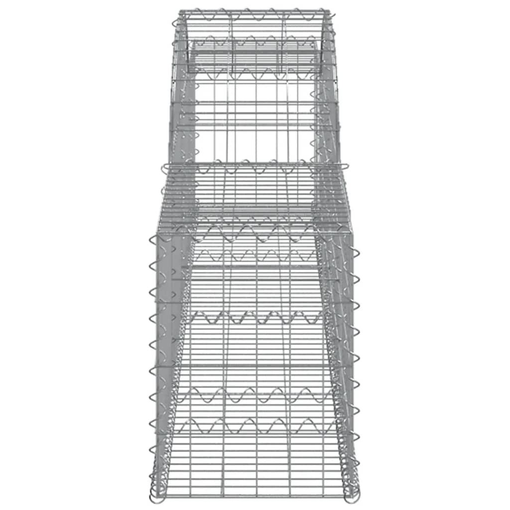 vidaXL Συρματοκιβώτια Τοξωτά 13 τεμ. 300x30x40/60 εκ. Γαλβαν. Ατσάλι