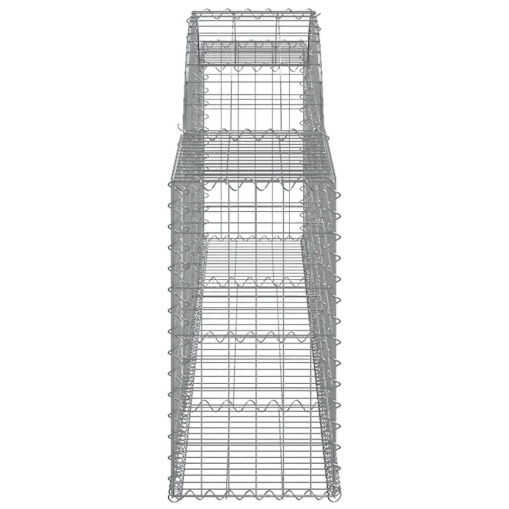 vidaXL Συρματοκιβώτια Τοξωτά 20 τεμ. 300x30x60/80 εκ. Γαλβαν. Ατσάλι