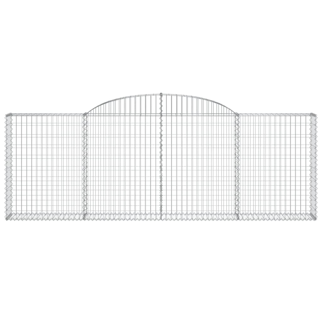 vidaXL Συρματοκιβώτια Τοξωτά 30 τεμ. 300x30x100/120 εκ. Γαλβαν. Ατσάλι