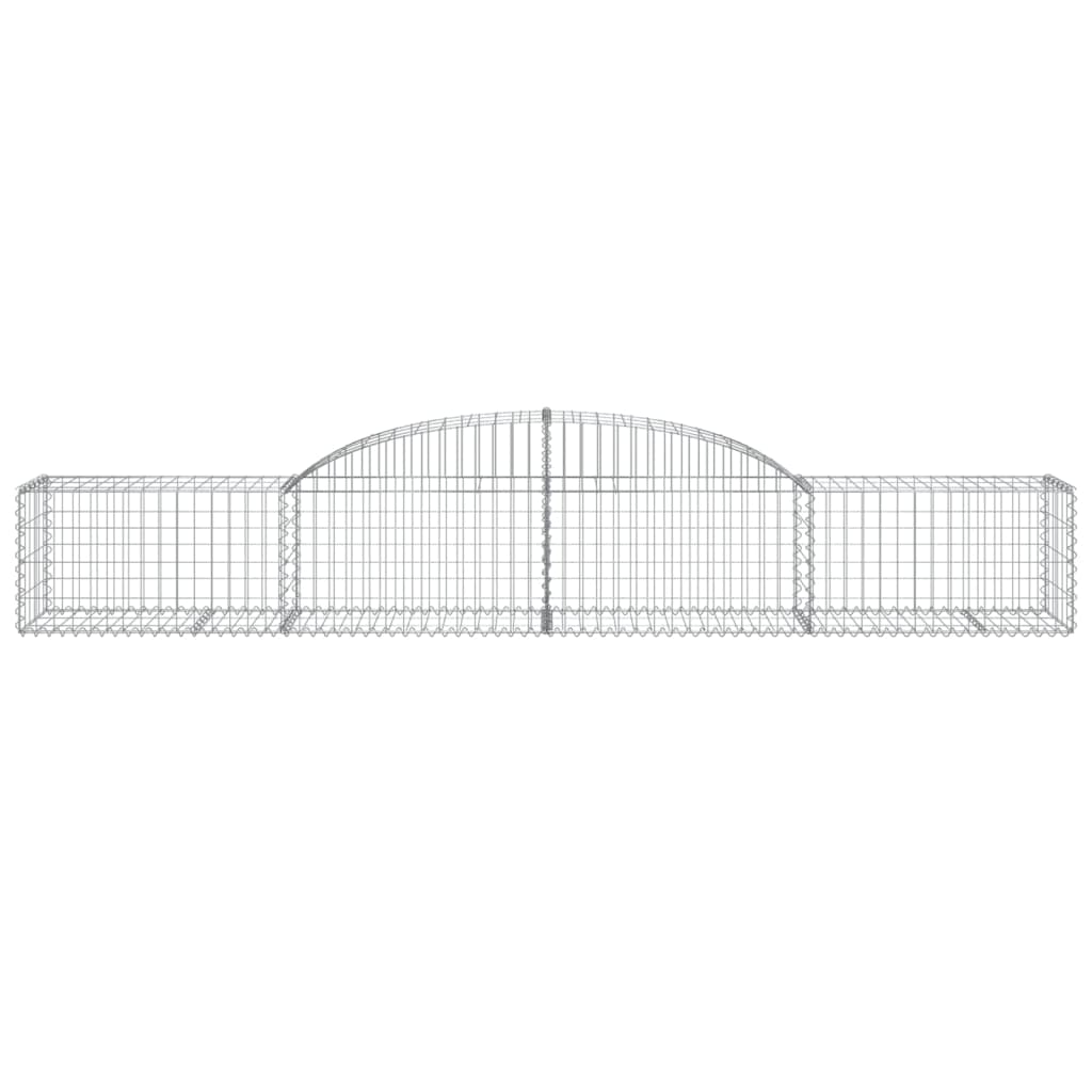 vidaXL Συρματοκιβώτια Τοξωτά 20 τεμ. 300x50x40/60 εκ. Γαλβαν. Ατσάλι
