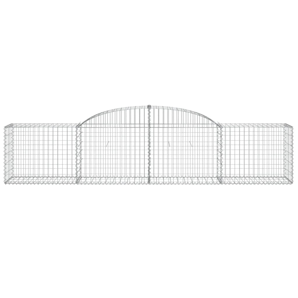 vidaXL Συρματοκιβώτια Τοξωτά 20 τεμ. 300x50x60/80 εκ. Γαλβαν. Ατσάλι