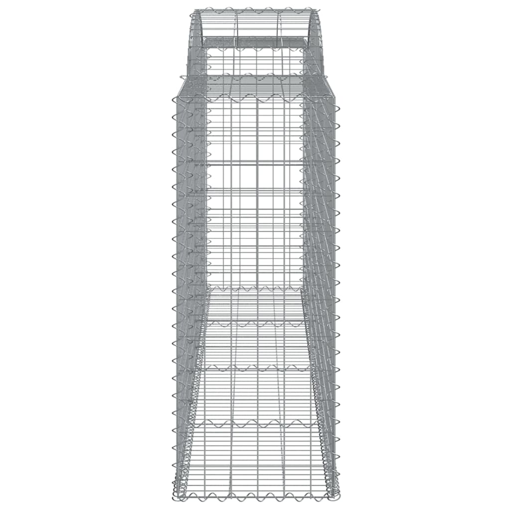vidaXL Συρματοκιβώτια Τοξωτά 30 τεμ. 300x50x120/140 εκ. Γαλβαν. Ατσάλι