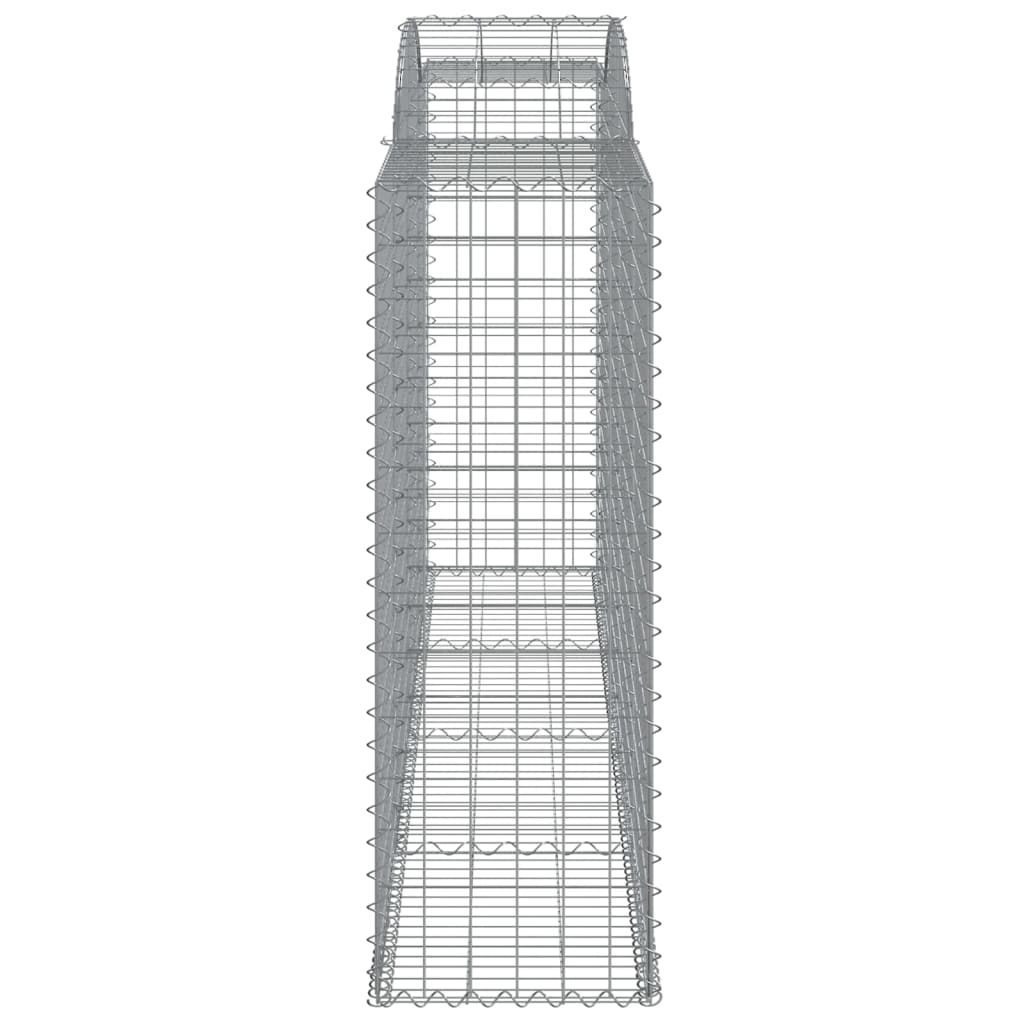 vidaXL Συρματοκιβώτια Τοξωτά 13 τεμ. 300x50x140/160 εκ. Γαλβαν. Ατσάλι