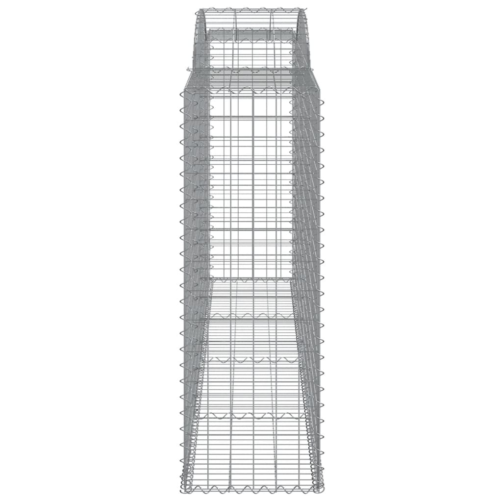 vidaXL Συρματοκιβώτια Τοξωτά 25 τεμ. 300x50x140/160 εκ. Γαλβαν. Ατσάλι