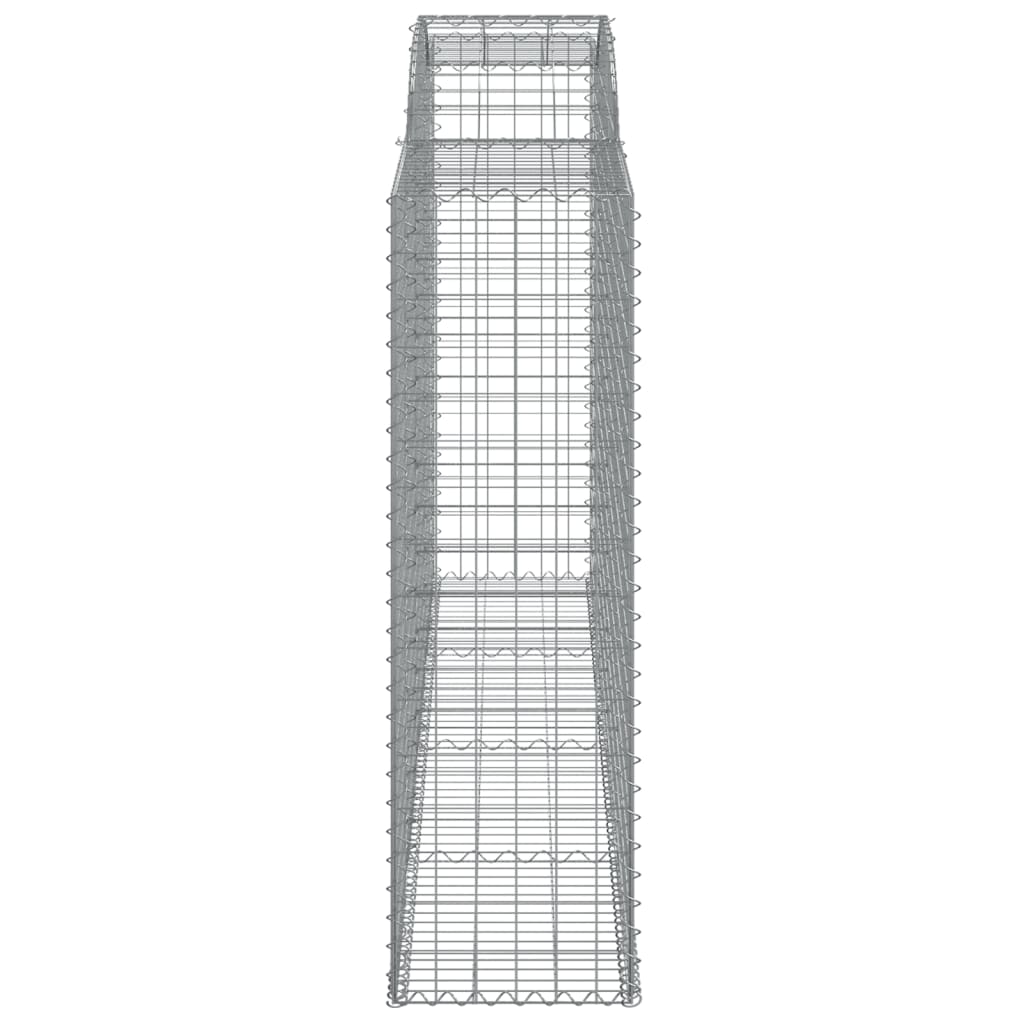 vidaXL Συρματοκιβώτια Τοξωτά 9 τεμ. 300x50x160/180 εκ. Γαλβαν. Ατσάλι