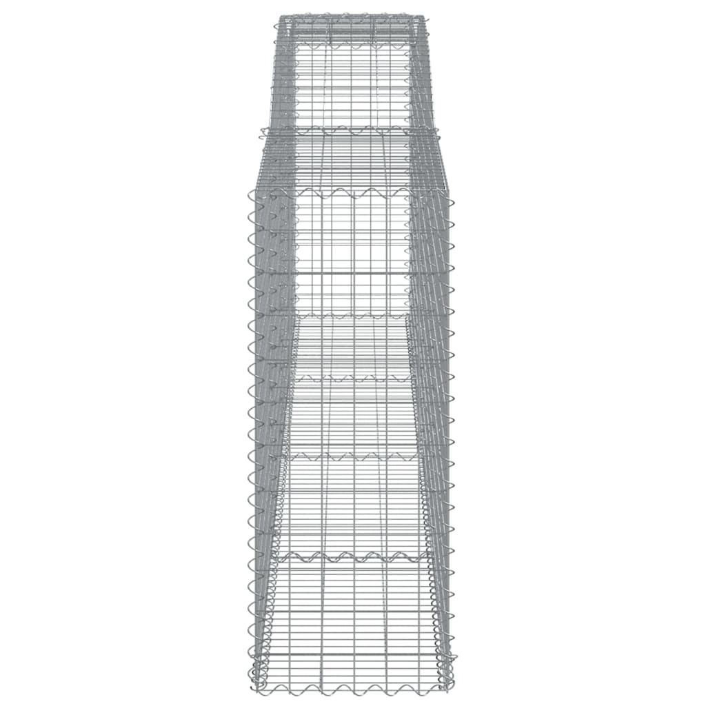 vidaXL Συρματοκιβώτια Τοξωτά 20 τεμ. 400x50x120/140 εκ. Γαλβαν. Ατσάλι