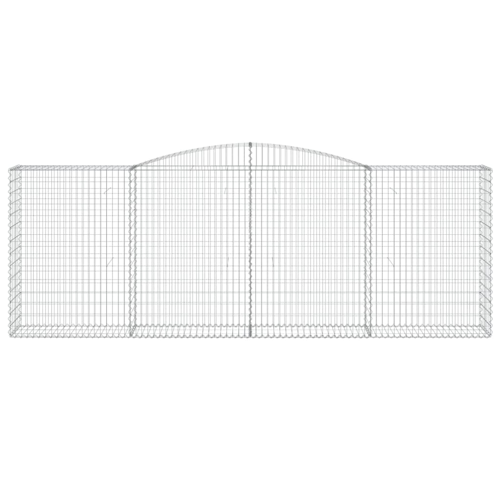 vidaXL Συρματοκιβώτια Τοξωτά 20 τεμ. 400x50x140/160 εκ. Γαλβαν. Ατσάλι