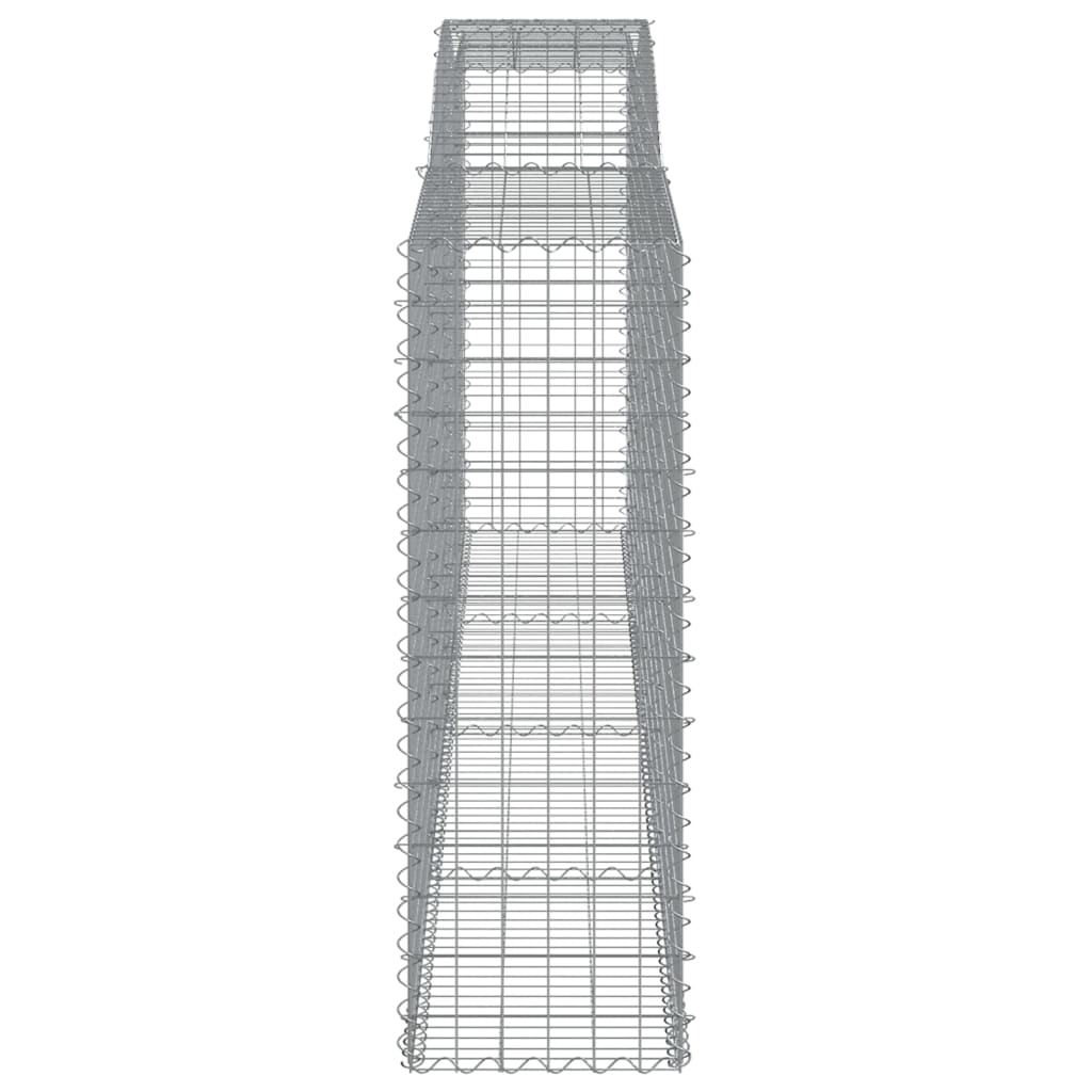 vidaXL Συρματοκιβώτια Τοξωτά 20 τεμ. 400x50x140/160 εκ. Γαλβαν. Ατσάλι