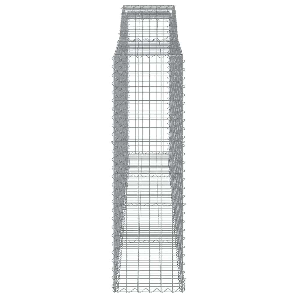 vidaXL Συρματοκιβώτια Τοξωτά 10 τεμ. 400x50x160/180 εκ. Γαλβαν. Ατσάλι