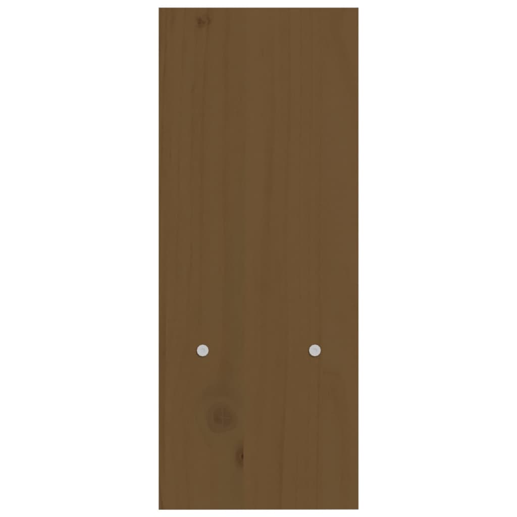 vidaXL Βάση Οθόνης Καφέ Μελί (39-72)x17x43 εκ. από Μασίφ Ξύλο Πεύκου