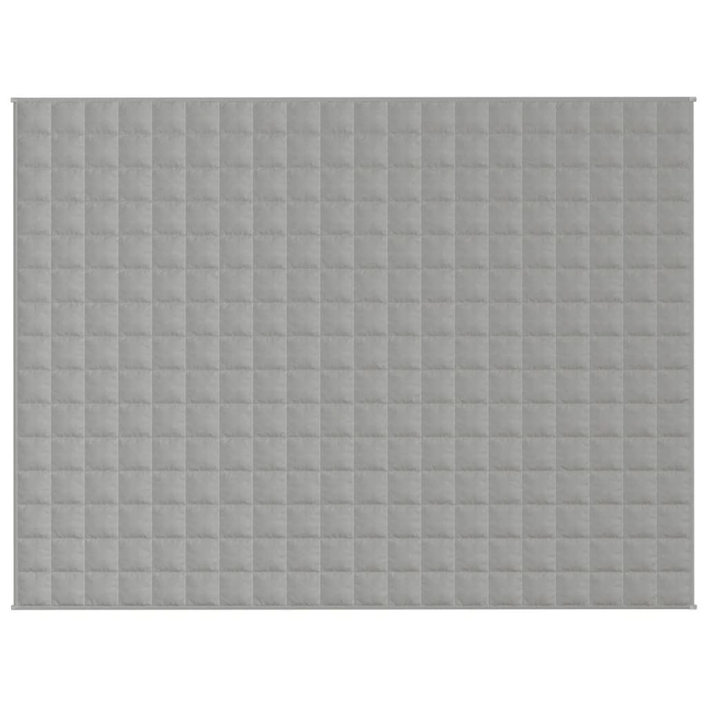 vidaXL Κουβέρτα Βαρύτητας Γκρι 150 x 200 εκ. 7 κ. Υφασμάτινη