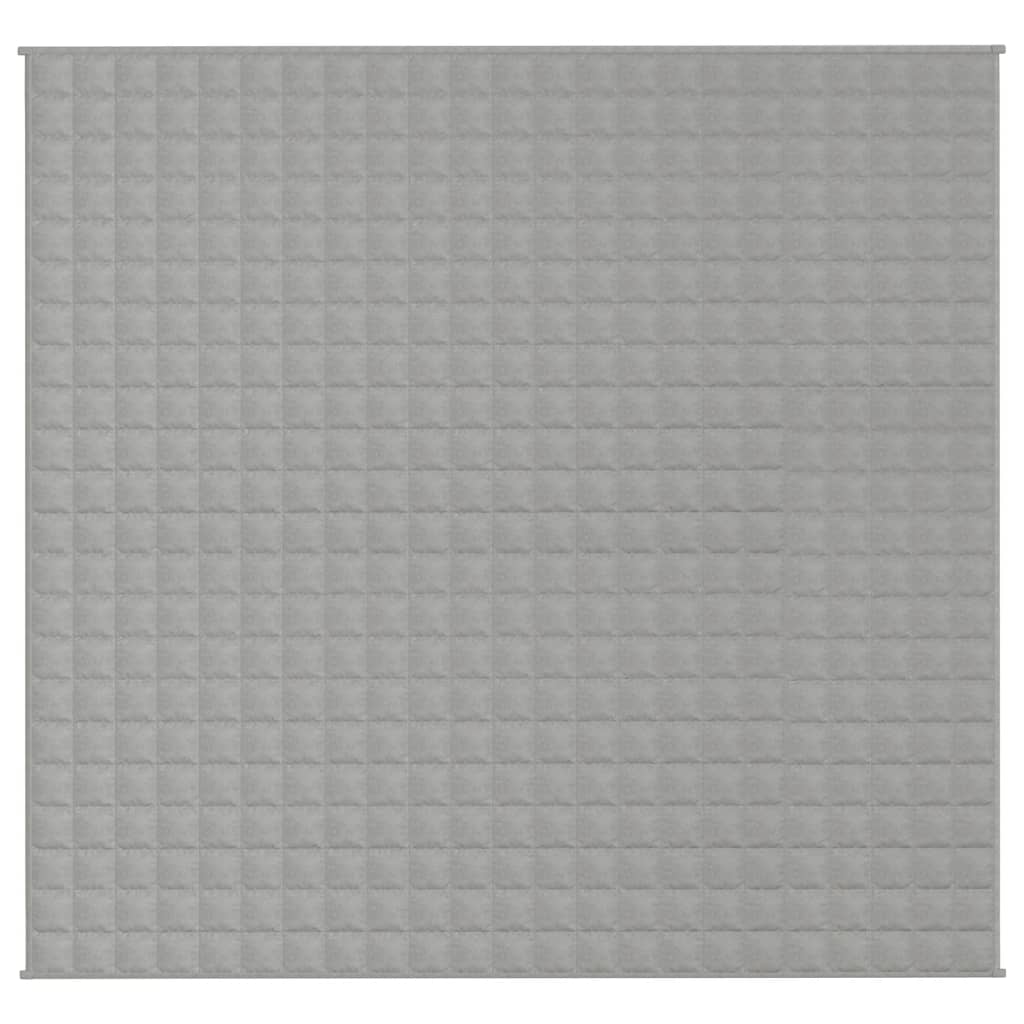 vidaXL Κουβέρτα Βαρύτητας Γκρι 220 x 235 εκ. 11 κ. Υφασμάτινη