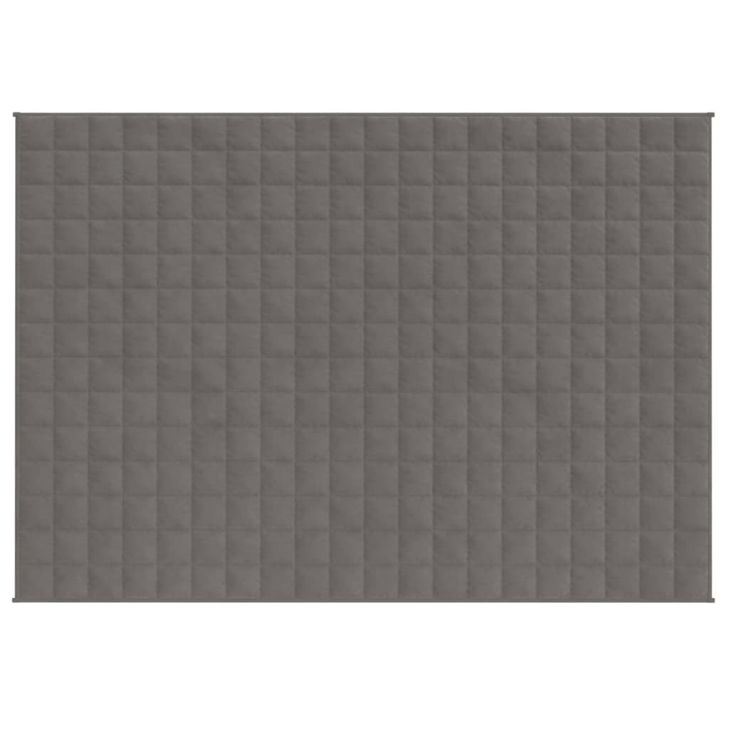vidaXL Κουβέρτα Βαρύτητας Γκρι 150 x 200 εκ. 7 κ. Υφασμάτινη