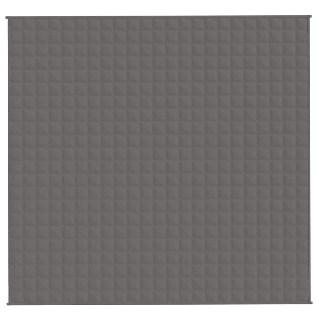 vidaXL Κουβέρτα Βαρύτητας Γκρι 220 x 235 εκ. 11 κ. Υφασμάτινη