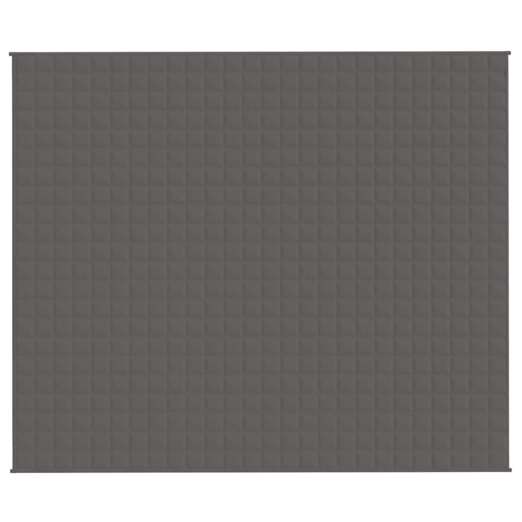 vidaXL Κουβέρτα Βαρύτητας Γκρι 220 x 260 εκ. 11 κ. Υφασμάτινη