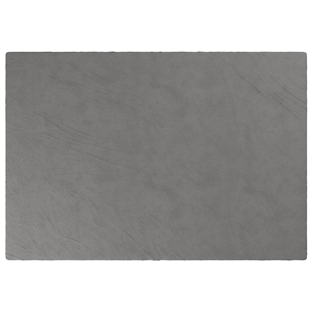 vidaXL Κουβέρτα Βαρύτητας με Κάλυμμα Γκρι 138x200 εκ. 10 κ. Υφασμάτινη