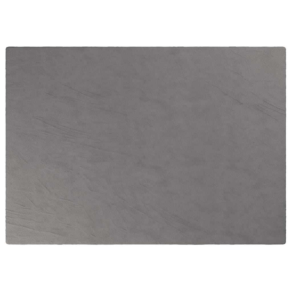 vidaXL Κουβέρτα Βαρύτητας με Κάλυμμα Γκρι 155x220 εκ. 7 κ. Υφασμάτινη
