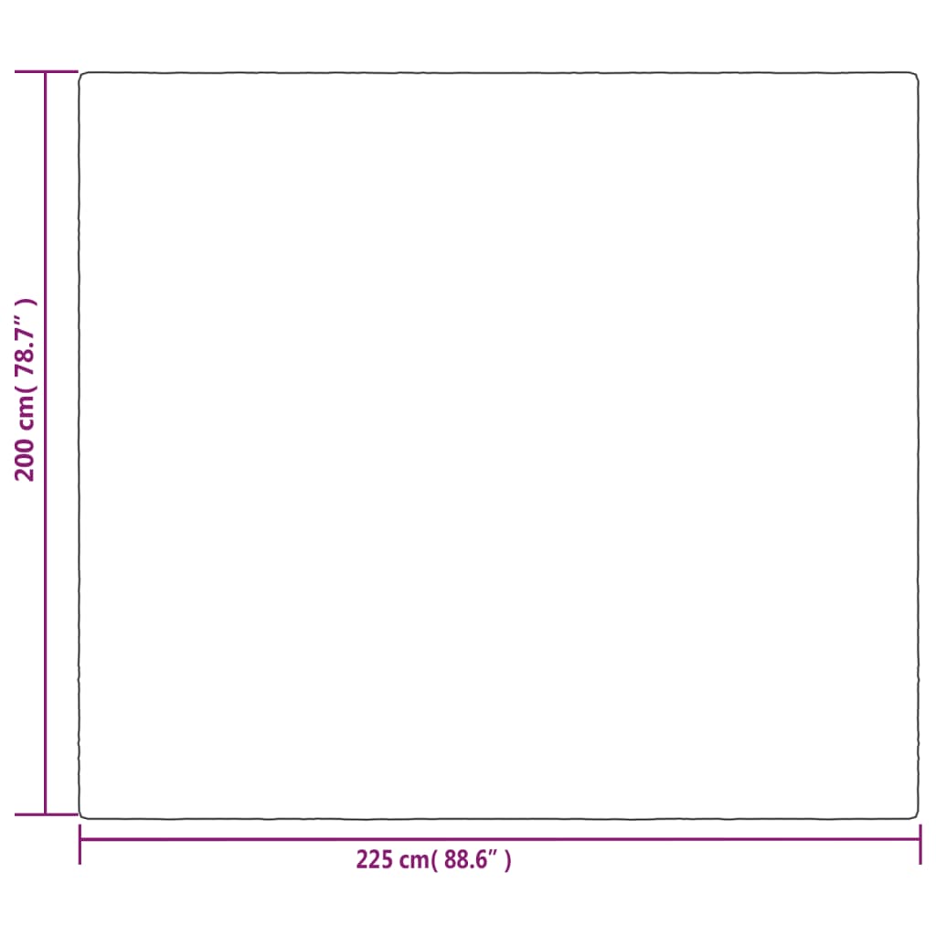 vidaXL Κουβέρτα Βαρύτητας με Κάλυμμα Γκρι 200x225 εκ. 9 κ. Υφασμάτινη
