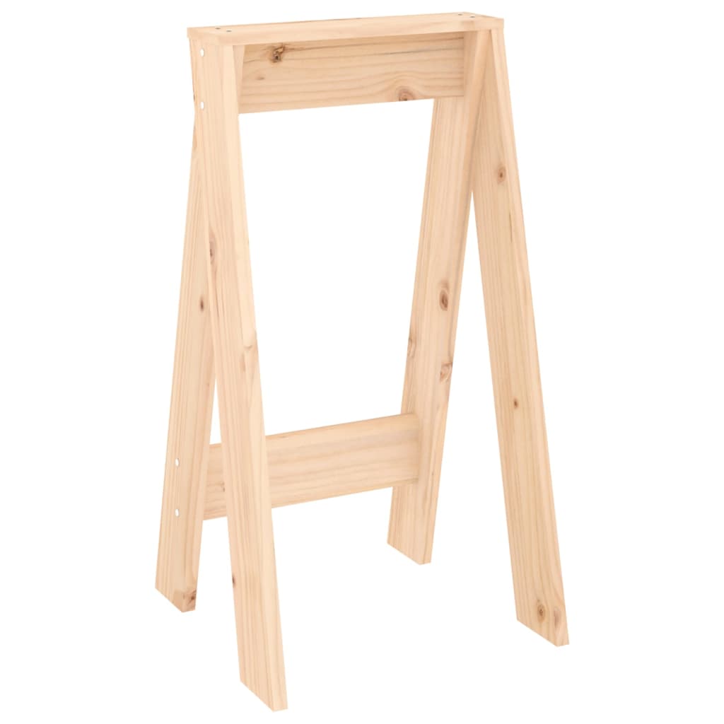 vidaXL Σκαμπό 2 τεμ. 40 x 40 x 75 εκ. από Μασίφ Ξύλο Πεύκου