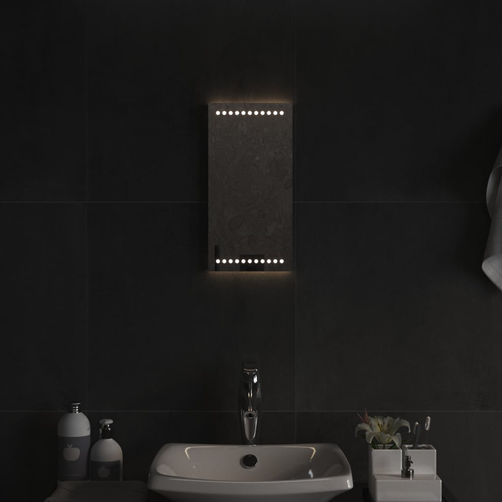 vidaXL Καθρέφτης Μπάνιου με LED 20x40 εκ.