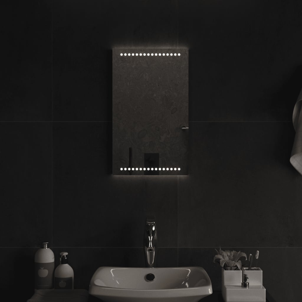 vidaXL Καθρέφτης Μπάνιου με LED 30x50 εκ.