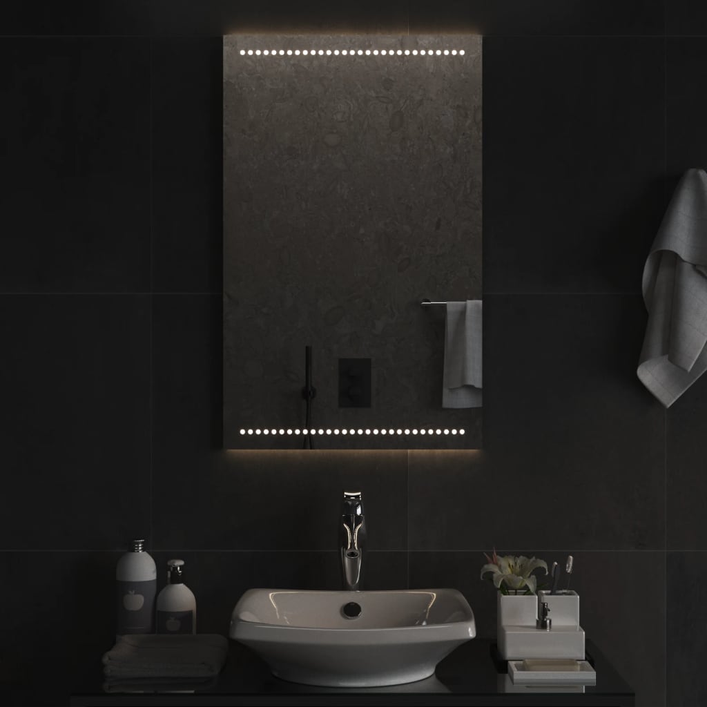 vidaXL Καθρέφτης Μπάνιου με LED 50x80 εκ.