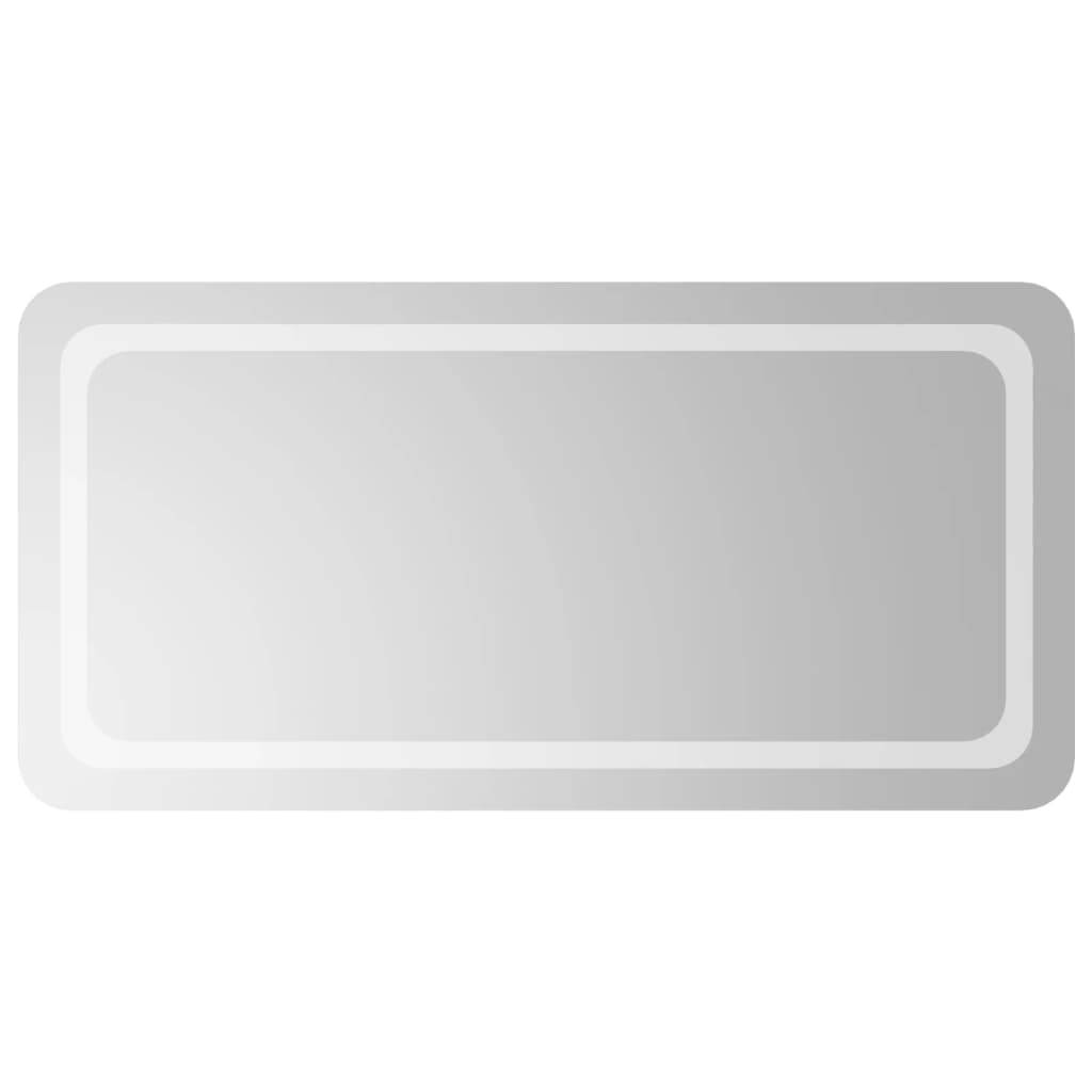 vidaXL Καθρέφτης Μπάνιου με LED 50x100 εκ.
