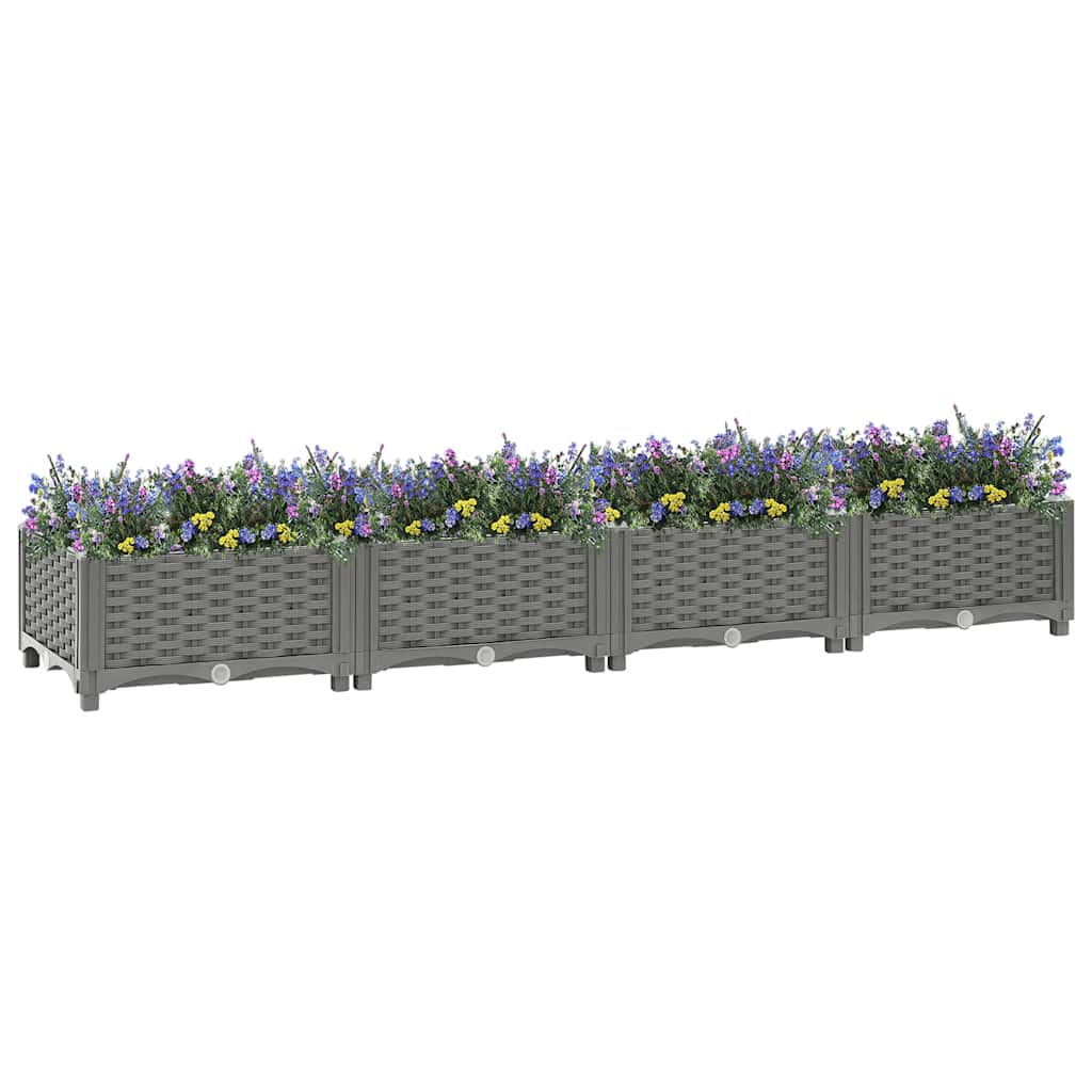 vidaXL Ζαρντινιέρα 160 x 40 x 23 εκ. από Πολυπροπυλένιο