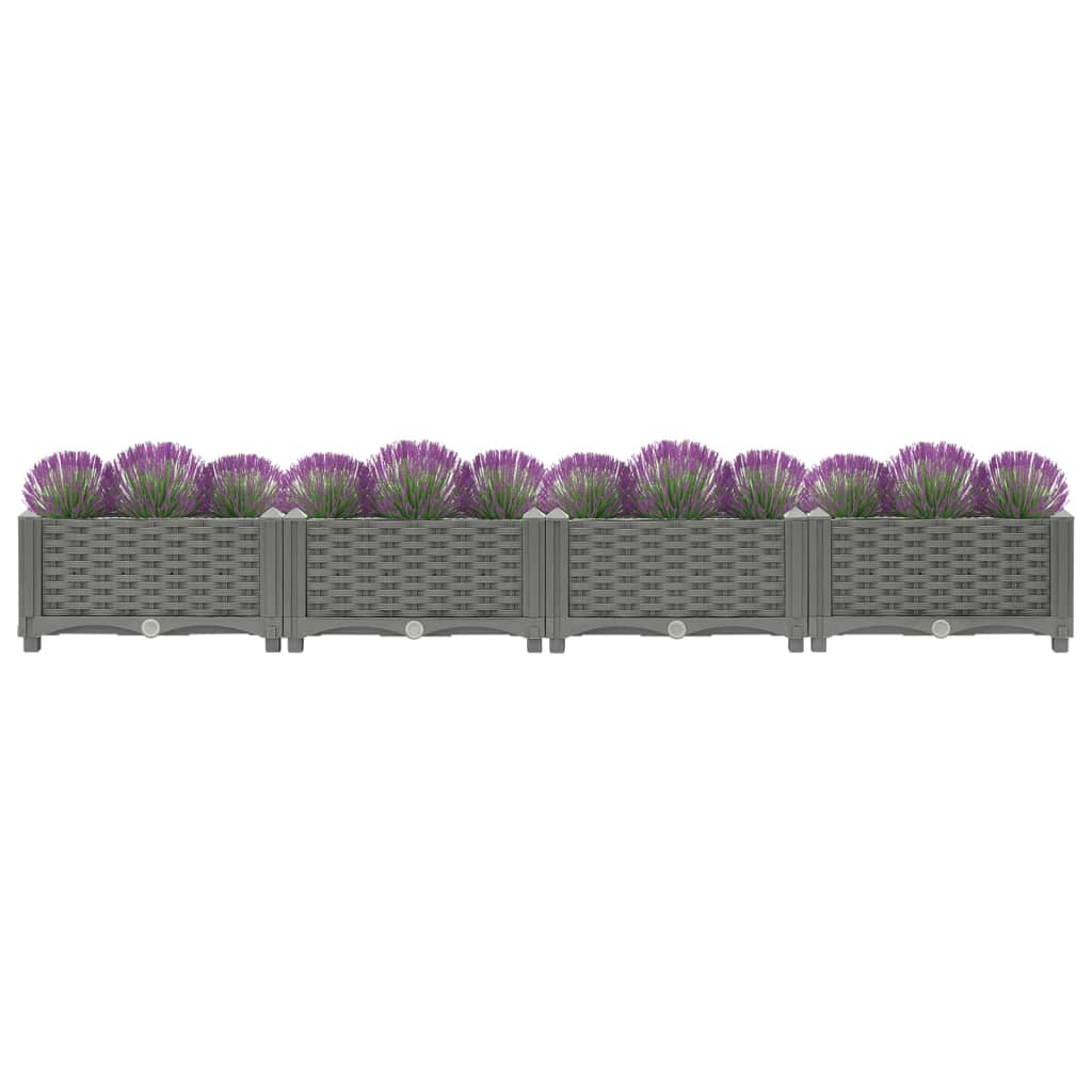 vidaXL Ζαρντινιέρα 160 x 40 x 23 εκ. από Πολυπροπυλένιο