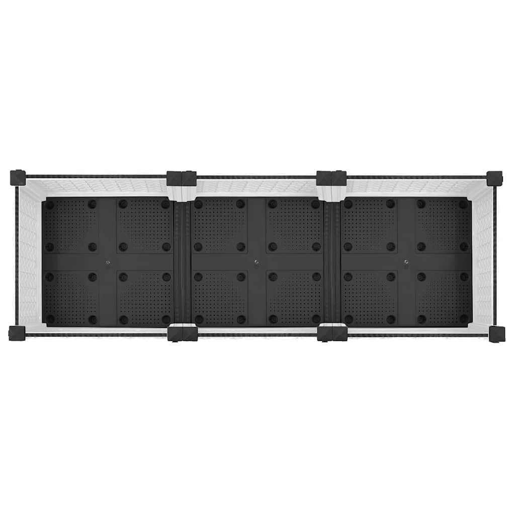 vidaXL Ζαρντινιέρα 120 x 40 x 71 εκ. από Πολυπροπυλένιο