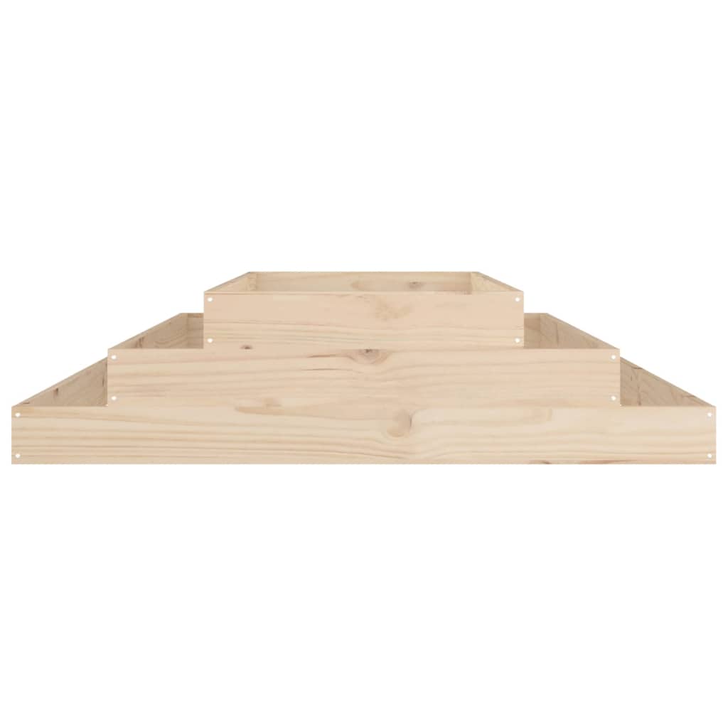 vidaXL Ζαρντινιέρα 110 x 110 x 27 εκ. από Μασίφ Ξύλο Πεύκου