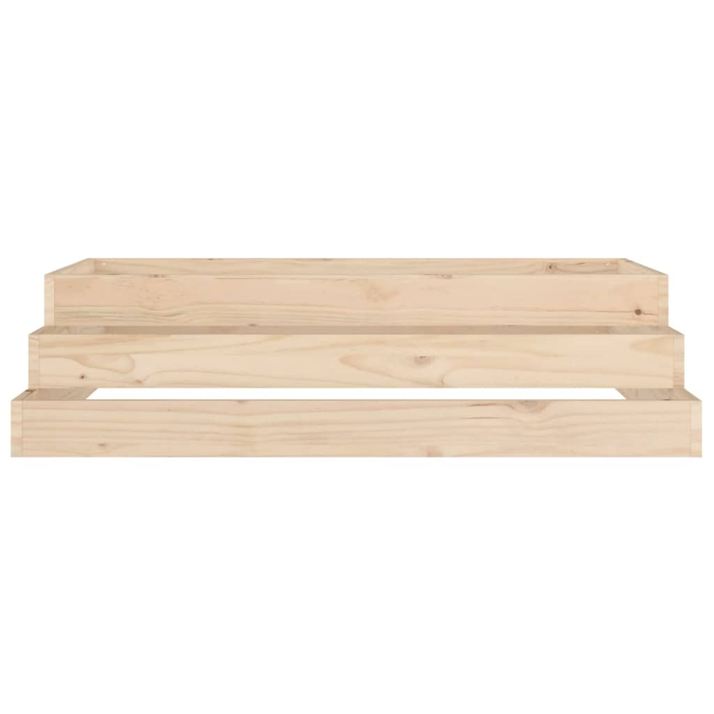 vidaXL Ζαρντινιέρα 110 x 110 x 27 εκ. από Μασίφ Ξύλο Πεύκου