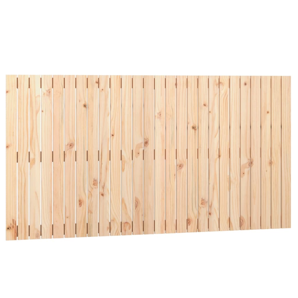 vidaXL Κεφαλάρι Επιτοίχιο 166x3x90 εκ. από Μασίφ Ξύλο Πεύκου